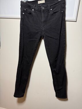 GAP Women Skinny Jeans Black Wash